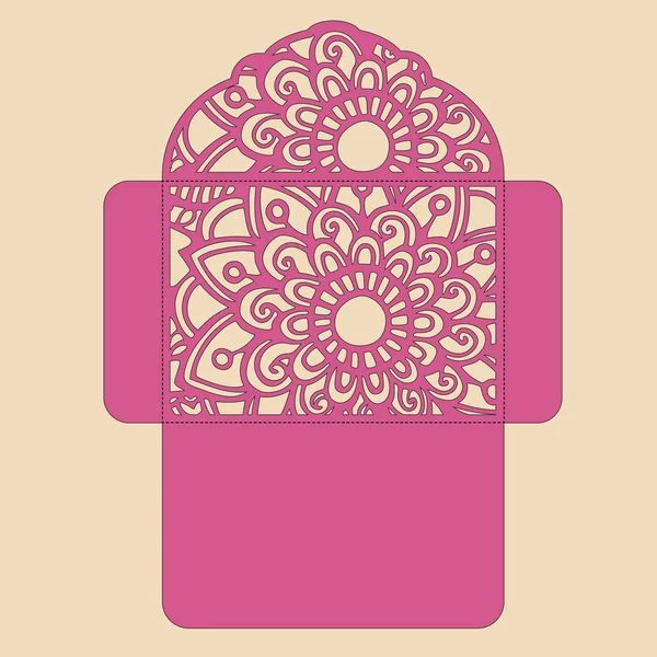 g davet şablonu. Davetiye Zarfı lazer kesme çiçeklerle düğün. Dantel kapı pas geçiyor. Vektör lazer kesim