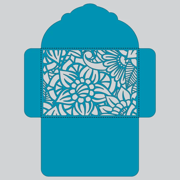 g davet şablonu. Davetiye Zarfı lazer kesme çiçeklerle düğün. Dantel kapı pas geçiyor. Vektör lazer kesim