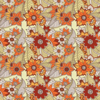 Zentangle soyut çiçek. Doodle çiçek. Vektör çizim