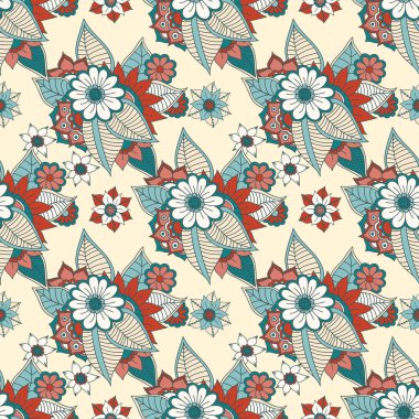 Zentangle soyut çiçek. Doodle çiçek. Vektör çizim