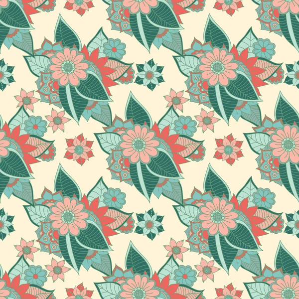 Zentangle soyut çiçek. Doodle çiçek. Vektör çizim