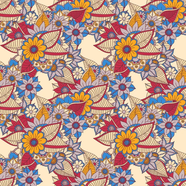 Zentangle soyut çiçek. Doodle çiçek. Vektör çizim