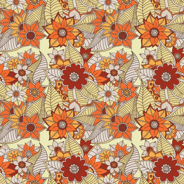 Zentangle soyut çiçek. Doodle çiçek. Vektör çizim