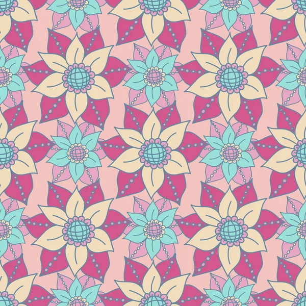 Zentangle soyut çiçek. Doodle çiçek. Vektör çizim