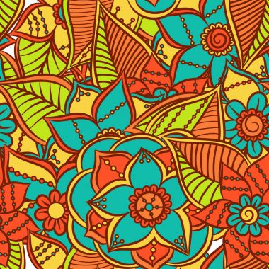 Zentangle soyut çiçek. Doodle çiçek. Vektör çizim