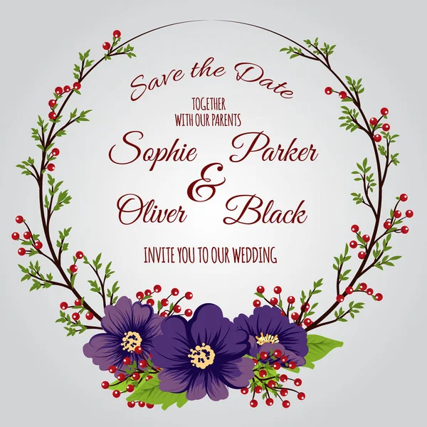 düğün davetiyesi. 