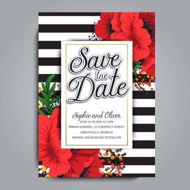 düğün davetiyesi. 