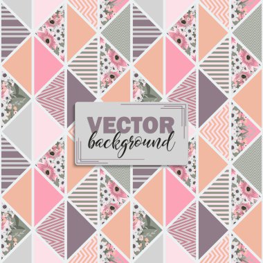 Güzel çiçek tasarım. Vektör çizim