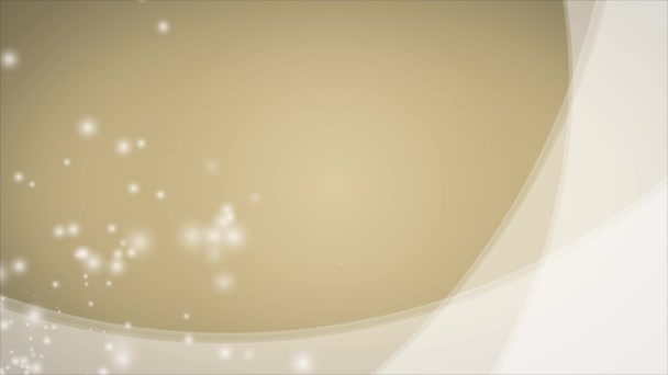 Белый и золотой свадебный романтический фон с анимированными цветами. для видеоальбома, приглашение, поздравление, свадебная открытка . — стоковое видео