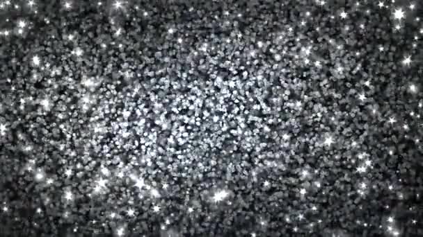 金刚石晶体闪光闪烁光无缝循环背景 — 图库视频影像