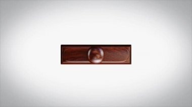 Telif hakkı Word 3d animasyonlu ahşap damga animasyon