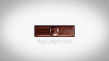 % 100 organik Word 3d animasyonlu ahşap damga animasyon