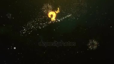 3 günün kutlu olsun tebrik metin maytap ışık karanlık gece gökyüzü ile Derma havai fişek yaptı..