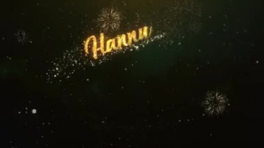 Mutlu kadın gün tebrik metin maytap ışık karanlık gece gökyüzüne Derma havai fişek ile yapılan.