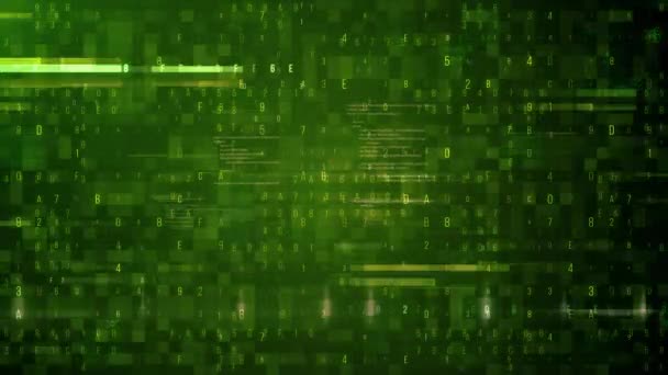 Abstract matrix source of binary numbers Seamless Digital background_2 — Stock Video