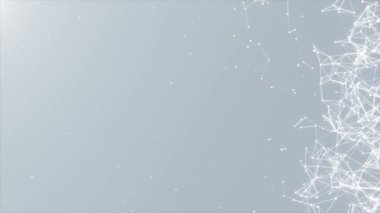 Pleksus poli gri beyaz teknoloji ve arka plan mühendislik soyut .