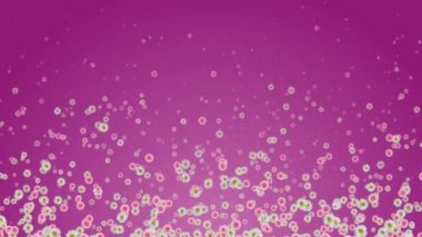 Animasyon düşen çiçek rüzgar sorunsuz döngü animasyon sallayarak