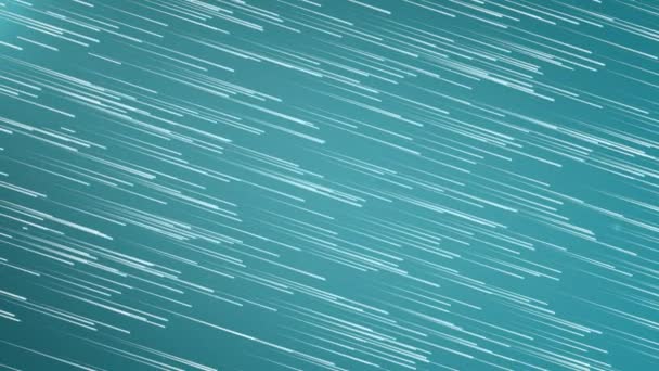 飞光条纹流星场和条纹线颗粒背景 — 图库视频影像