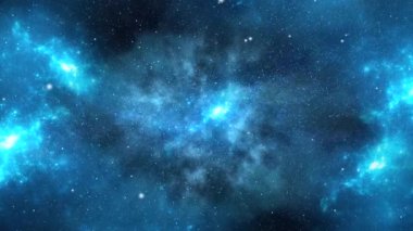 Orion Uzay Bulutsusu ve Yıldızlar Gecesi Gökyüzünde uçuyor.
