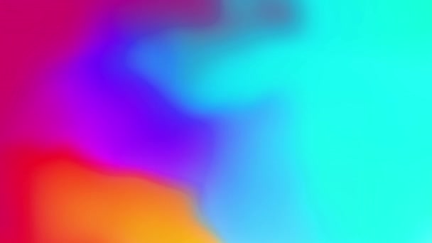 Abstrato Azul e roxo néon fluindo ondas líquidas movimento loop fundo — Vídeo de Stock