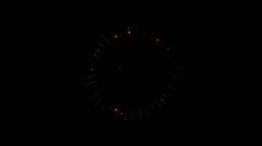 Havai fişekler Gece Gökyüzünü Canlandırır