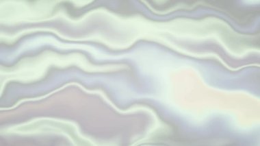 Soyut Gümüş Gradyan 3d Sıvı Dinamik Dalgalar 4k döngü arkaplanı.