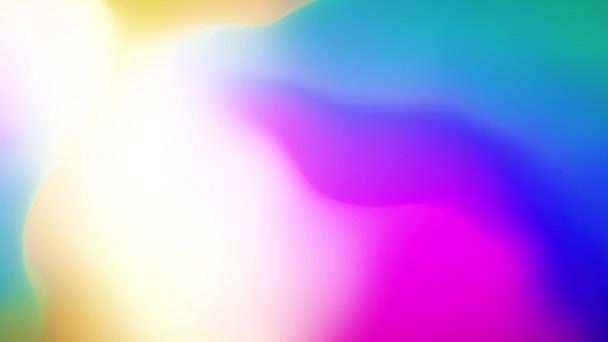 Аннотация Colorful Gradient 3d Liquid Dynamic Waves 4k Loop background . — стоковое видео