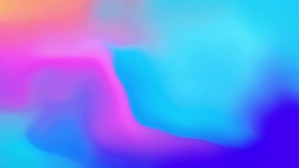 Absztrakt Digital Blue Multicolor Gradient Mesh Motion Loop Animatin Háttér — Stock videók