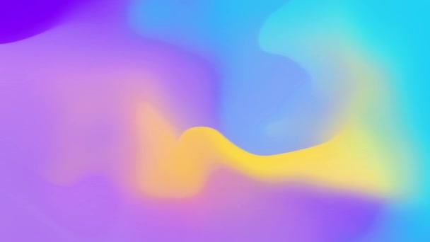 Abstrakter digitaler mehrfarbiger Farbverlauf des Mesh Motion Loop Animatin Hintergrund — Stockvideo