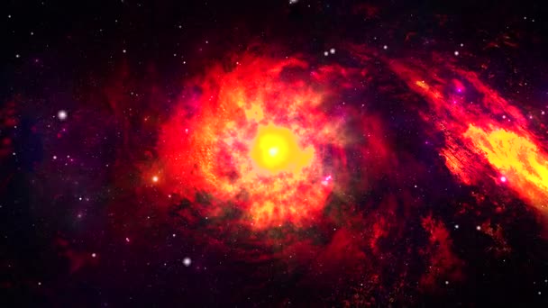 nébuleuse abstraite voyage spatial fond bouclé 