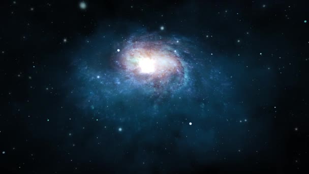 우주를 지나는 별들 4K 루프 애니메이션 — 비디오