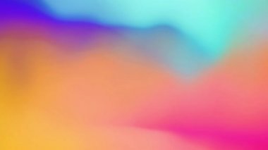Soyut Renkli Gradyan 3d Sıvı Dinamik Dalgalar 4k döngü arkaplanı.