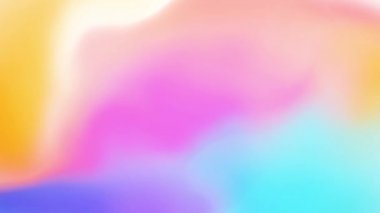 Soyut Renkli Gradyan 3d Sıvı Dinamik Dalgalar 4k döngü arkaplanı.