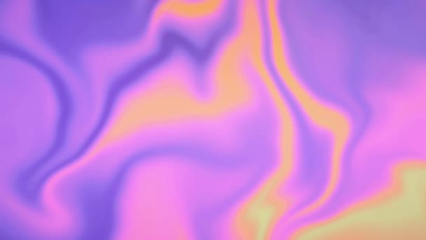 abstrait dégradé coloré 3d liquide dynamique vagues 4k fond de boucle .