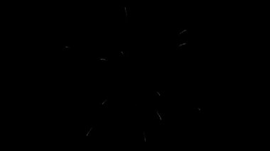 Soyut Gerçekçi Renkli Havai fişekler 4k Döngü Animasyonu