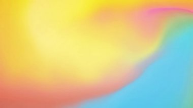 Soyut Renkli Gradyan ve Sıvı Dalga İpeği Döngüsü Canlandırma arkaplanı.