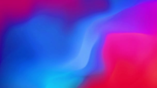 Абстрактний барвистий градієнт і рідка хвиля шовкова петля анімаційний фон . — стокове відео