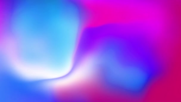 Abstrait Gradient coloré et boucle de soie vague liquide Fond d'animation . — Video