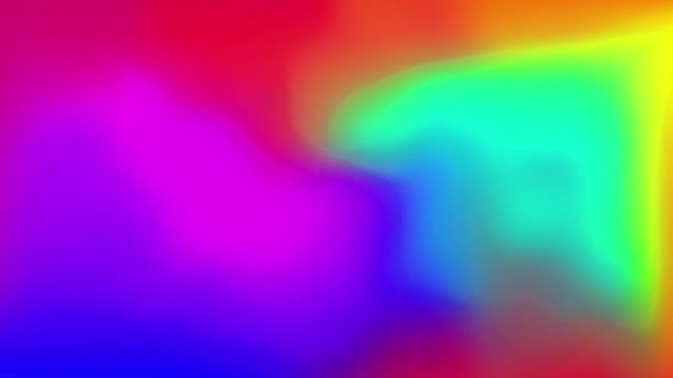 Abstrakt farverig gradient og flydende bølge silke Loop Animation baggrund . – Stock-video