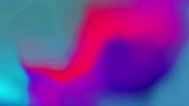 Astratto Colorato gradiente e onda liquida seta Loop Animazione sfondo . — Video Stock