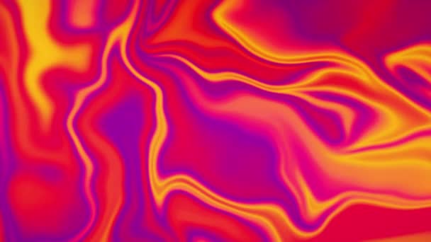 Abstract Colorful Gradient and Liquid wave silk Loop Animation background. — Stock Video