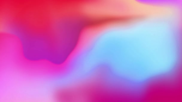 Digital Gradient Cool Blue Purple Pink Vibrant Gradient fond de boucle. — Video