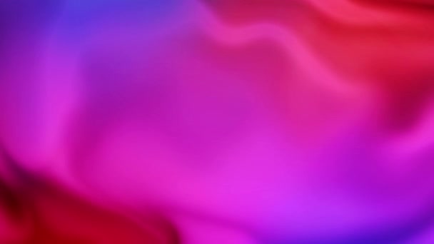 Digitaler Farbverlauf Kühl Blau Lila Rosa Lebendiger Farbverlauf Schleife Hintergrund. — Stockvideo