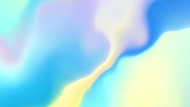 Αφηρημένη Fluid πολύχρωμα υγρά κλίσεις Βρόχο Animation. — Αρχείο Βίντεο