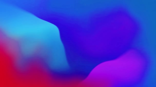 Abstrakte flüssige Farbverlauf bunten Hintergrund nahtlose Looping-Animation. — Stockvideo
