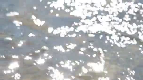 Поверхность воды фон — стоковое видео