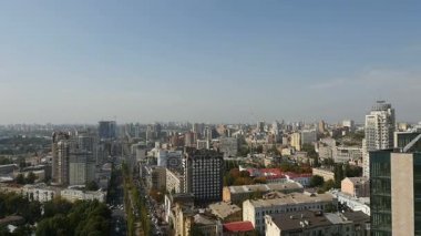 binalar üzerinde hava cityscape Kiev Ukrayna arıyorsunuz