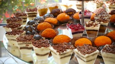 güzel lezzetli düğün Resepsiyon çikolata tatlı tablo