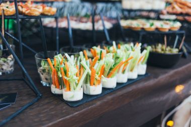 Bir güzel Ziyafet tablo ile tablo snacks