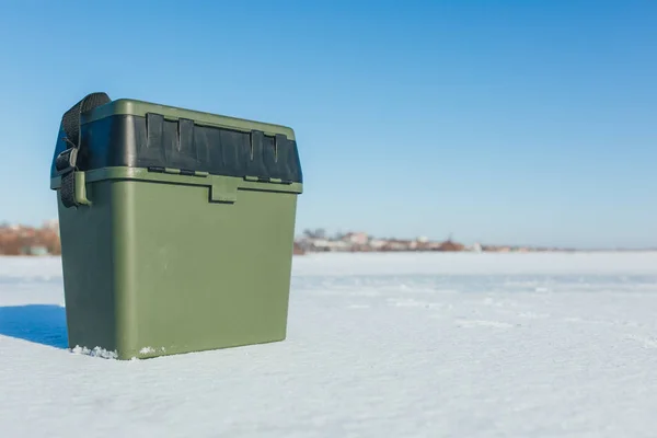 Equipamento de pesca para a pesca de Inverno . — Fotografia de Stock